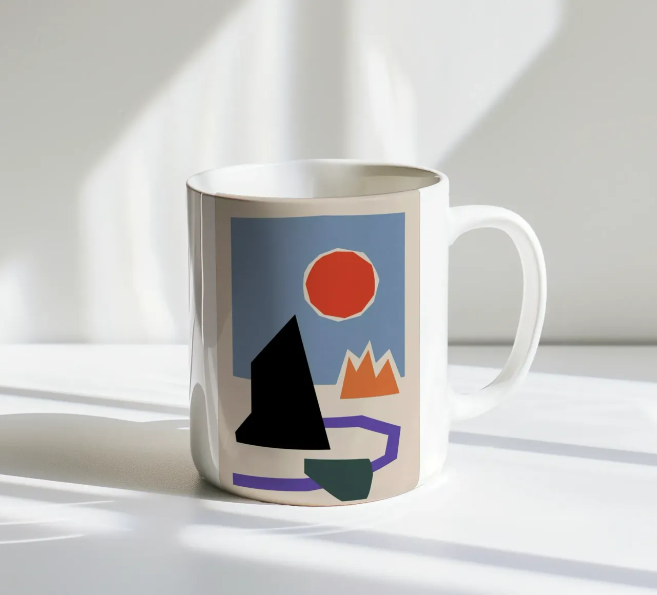 Around the Corner tazza in ceramica da Pure