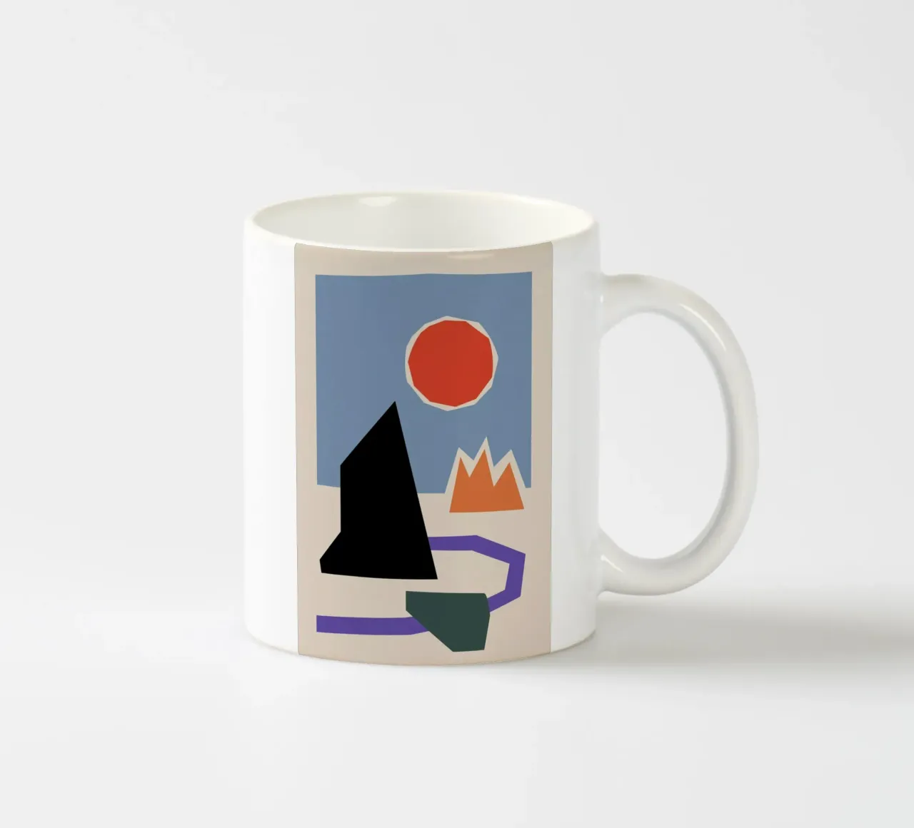 Around the Corner tazza in ceramica da Pure