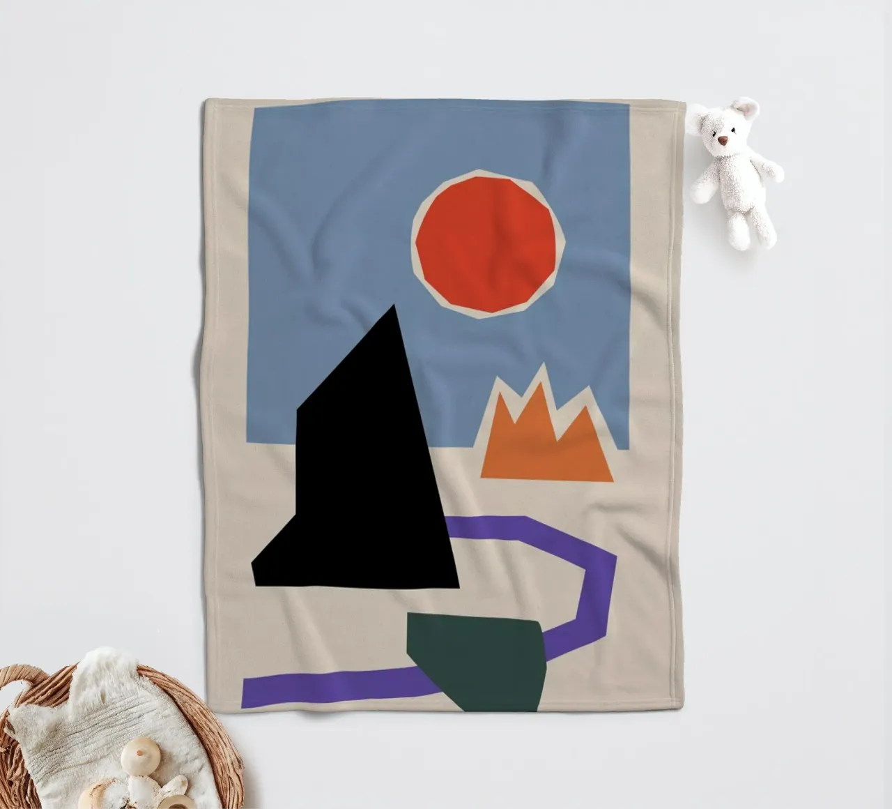 Around the Corner coperta in pile da Pure
