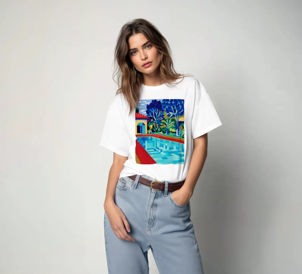 Azure Poolside Leisure t-shirt da Grande Serene