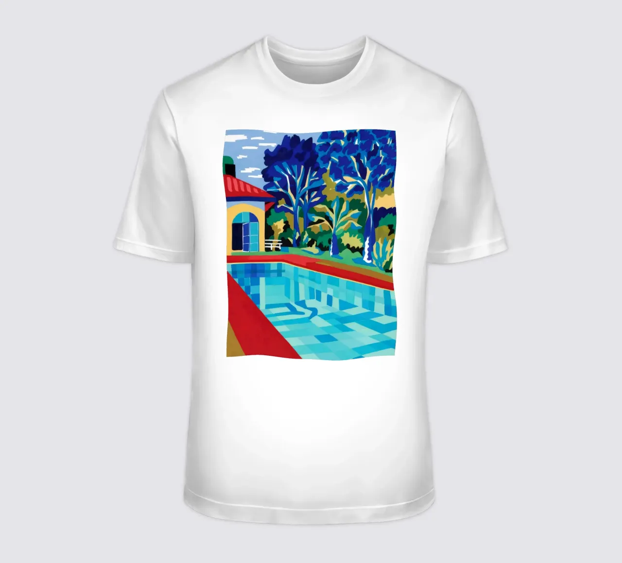 Azure Poolside Leisure t-shirt da Grande Serene