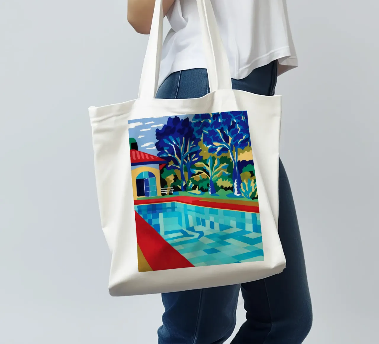 Azure Poolside Leisure borsa in juta da Grande Serene
