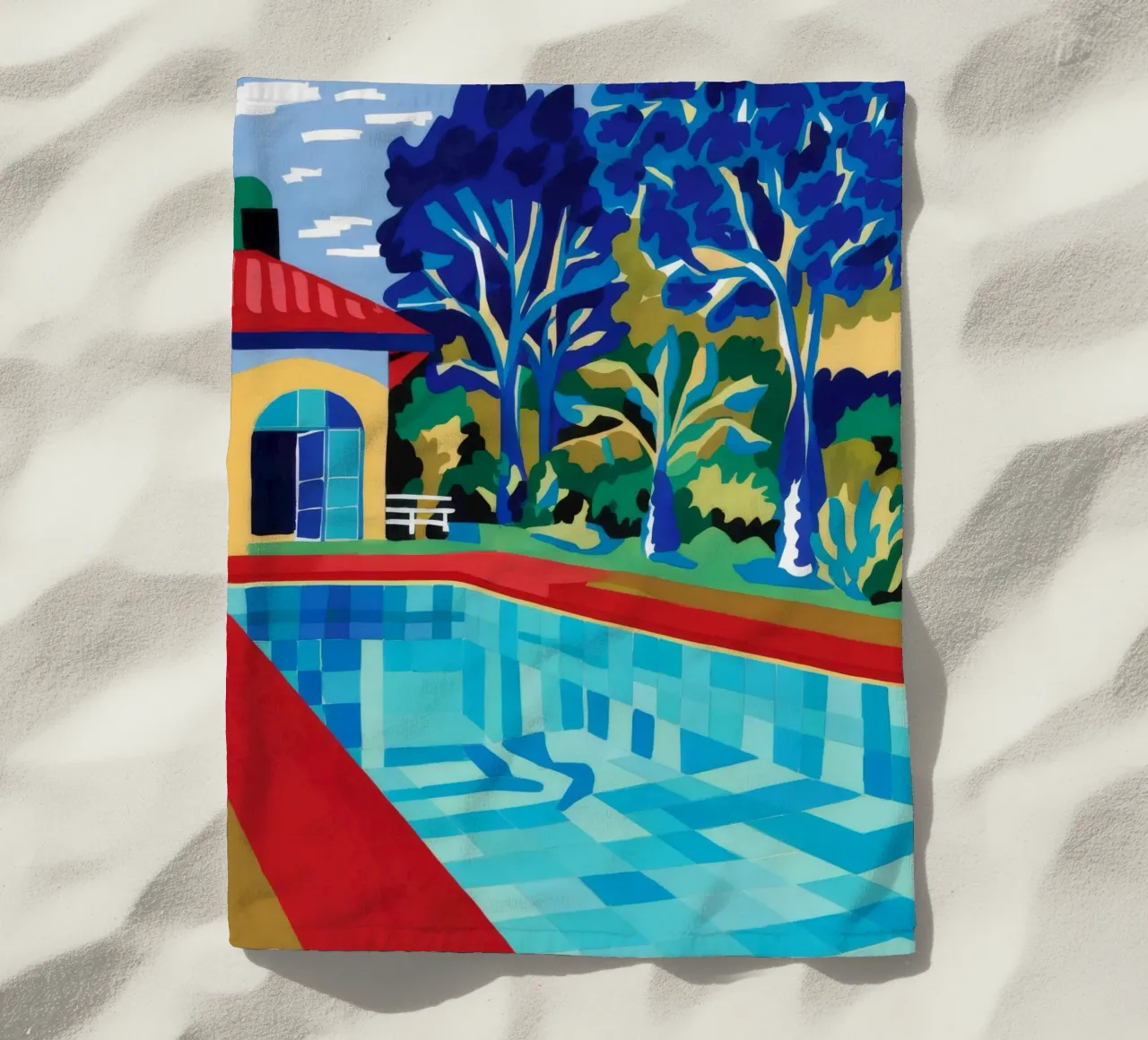 Azure Poolside Leisure telo mare da Grande Serene