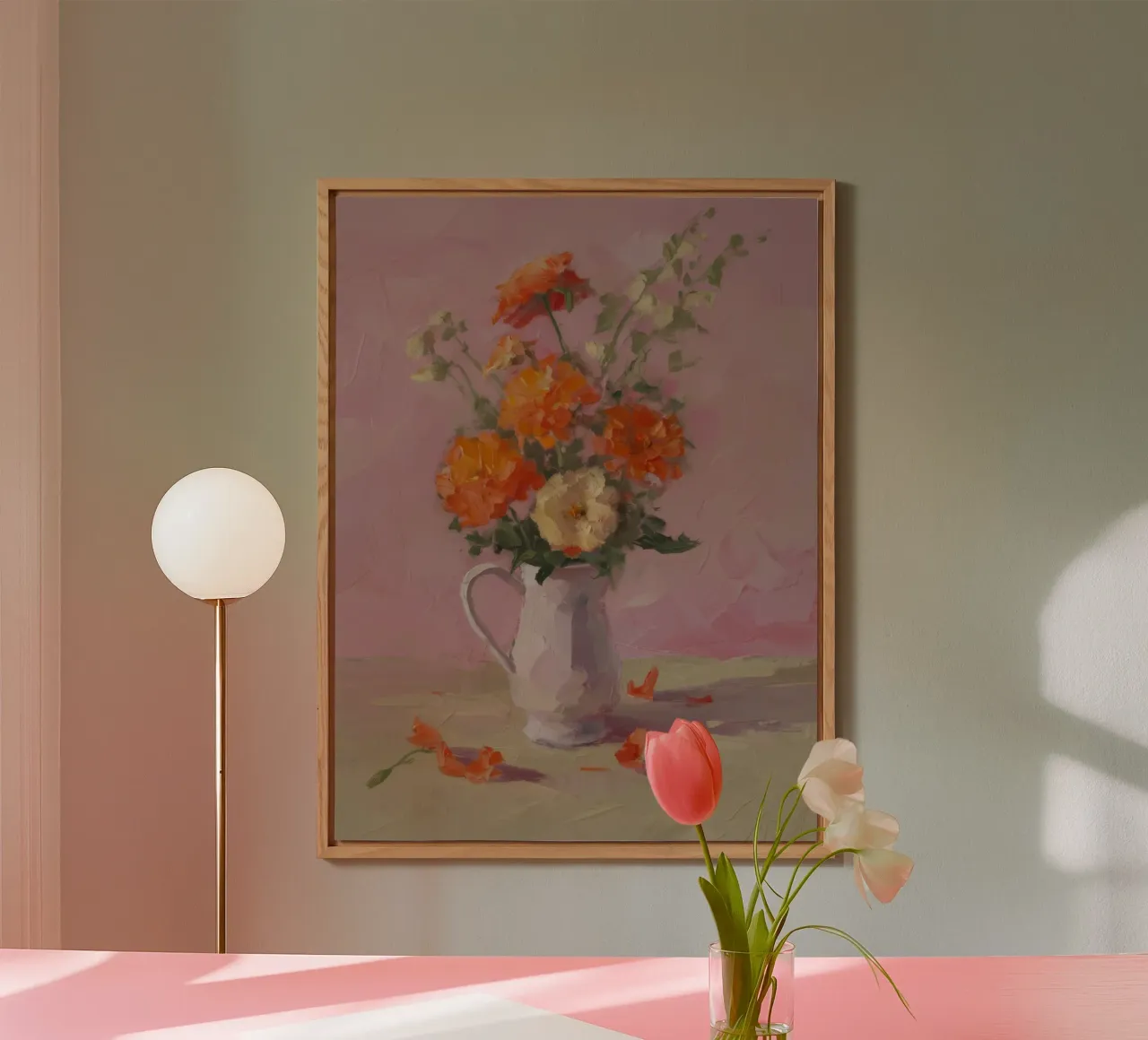 Serenata di fiori di pesco alluminio dibond da Radiance Landscape