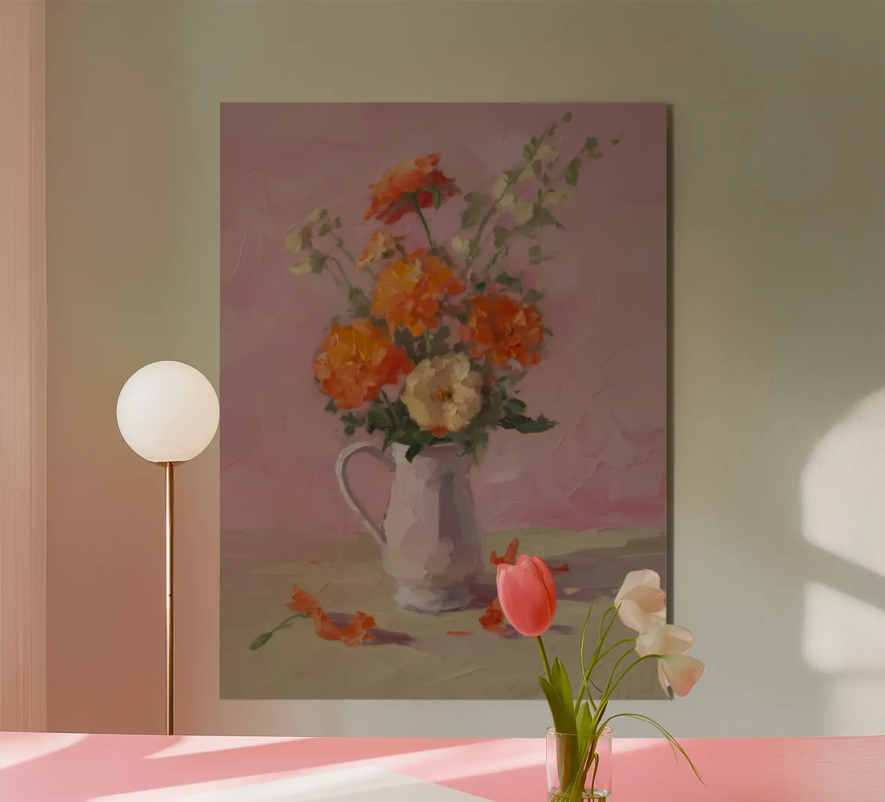 Serenata di fiori di pesco alluminio dibond da Radiance Landscape