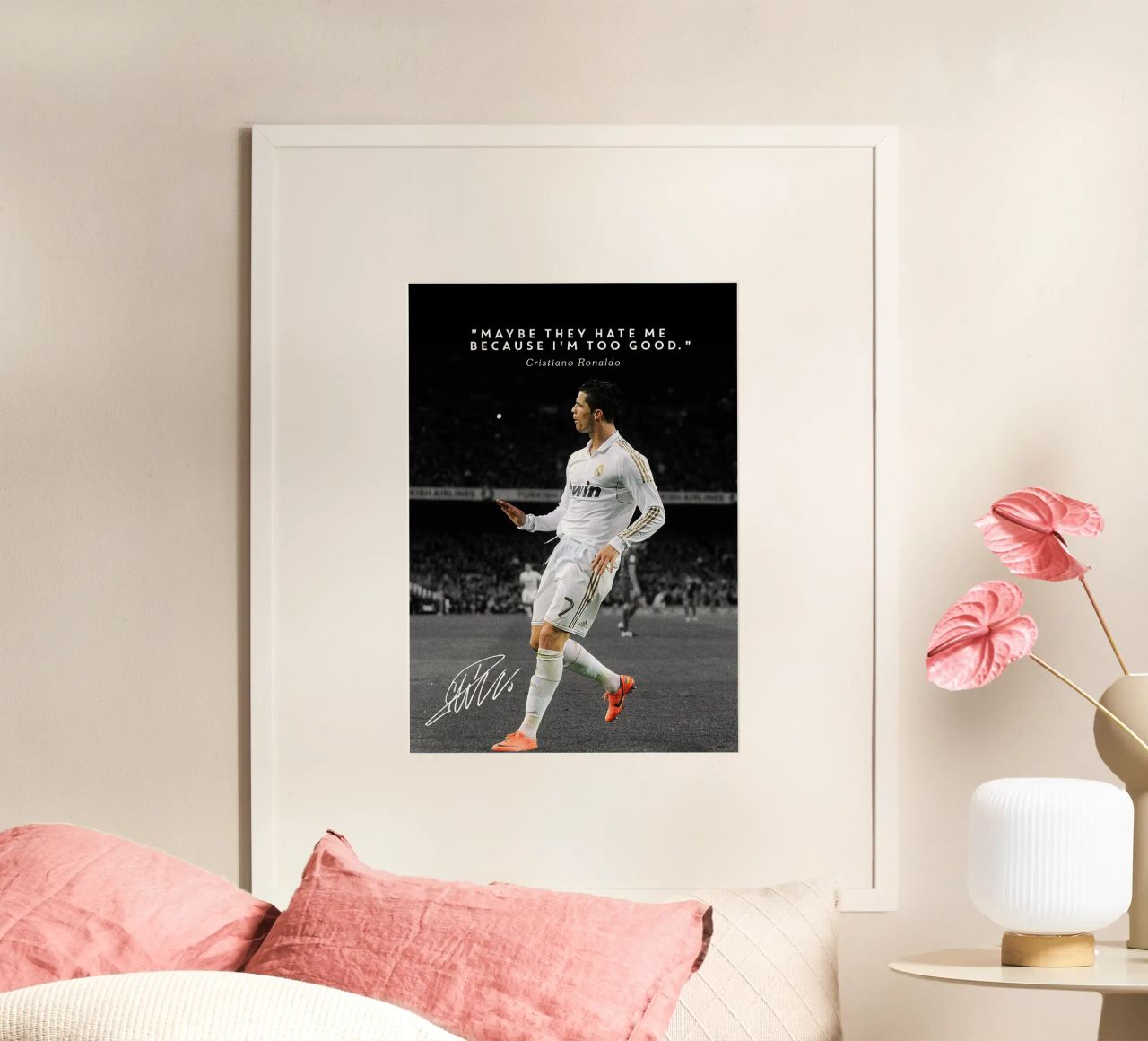 Cristiano Ronaldo Poster von Ryan Mingerink