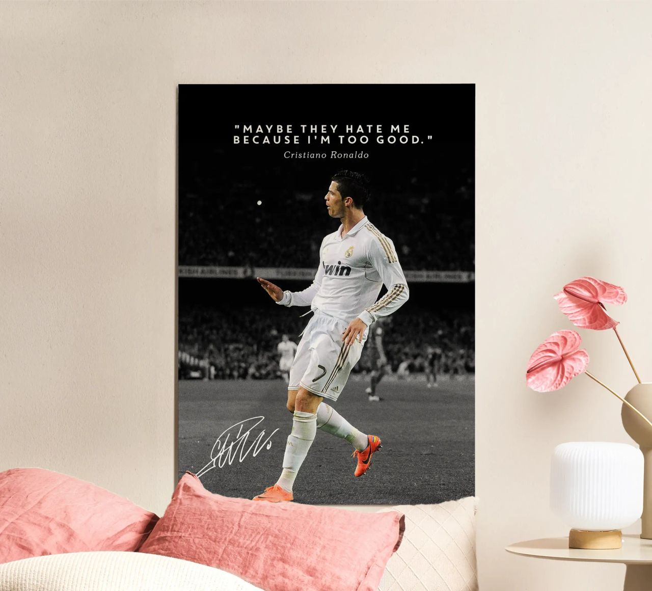 Cristiano Ronaldo Poster von Ryan Mingerink
