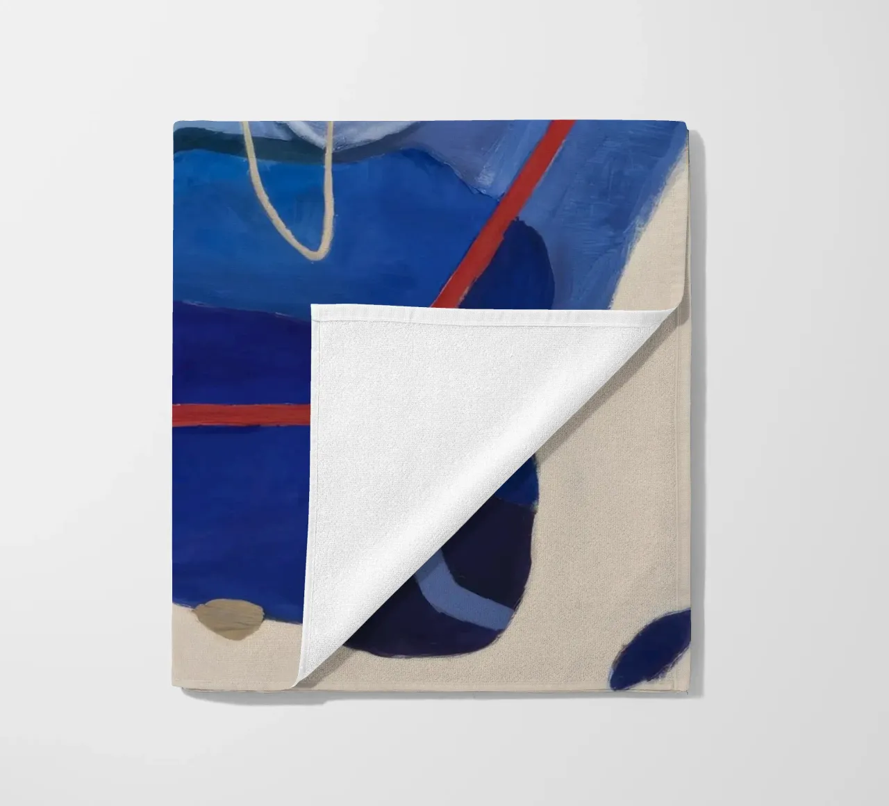 Azure Kinetic Energy beach towel by Vivid Reverie