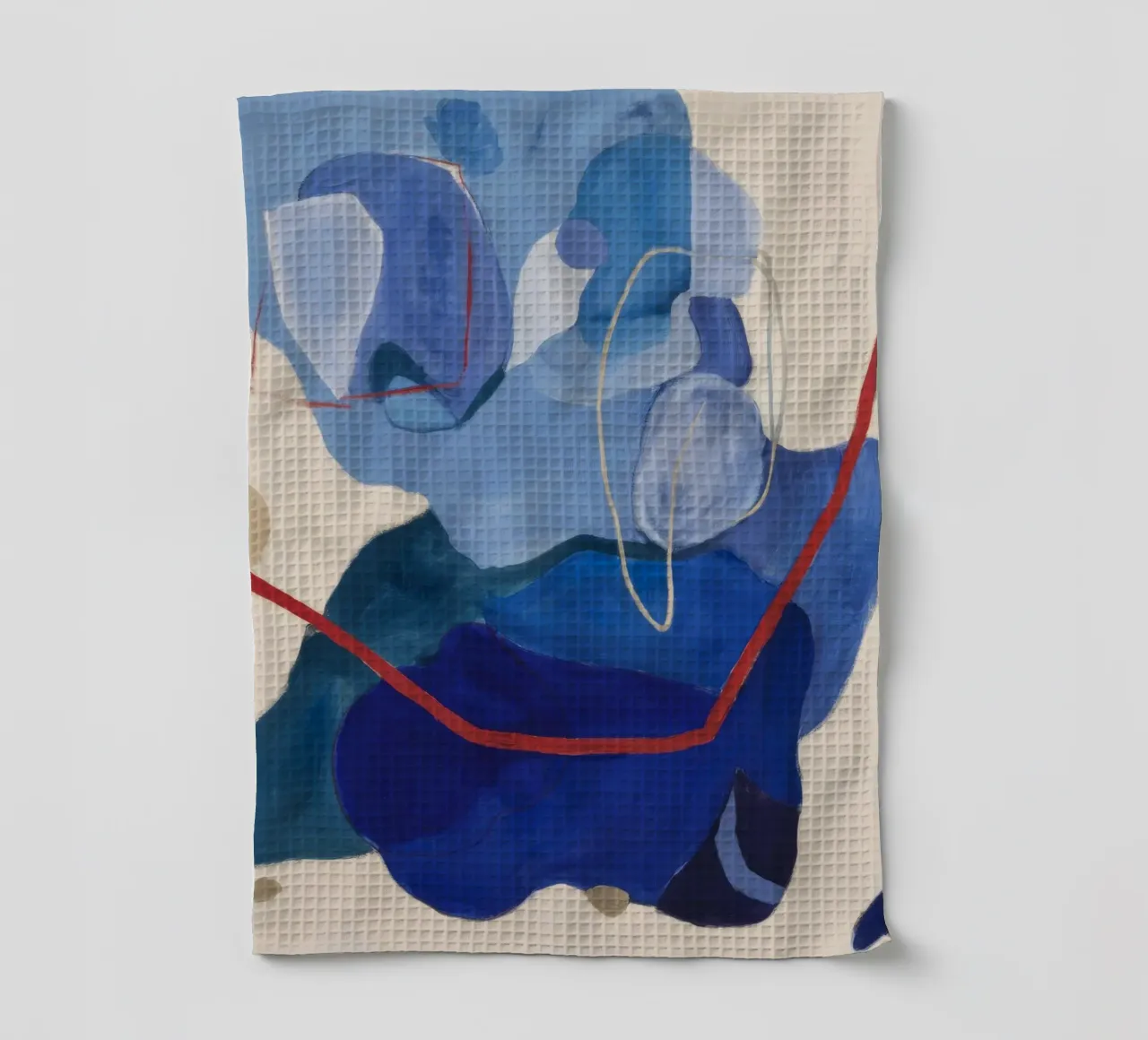 Energia cinetica azzurra canovaccio da cucina da Vivid Reverie