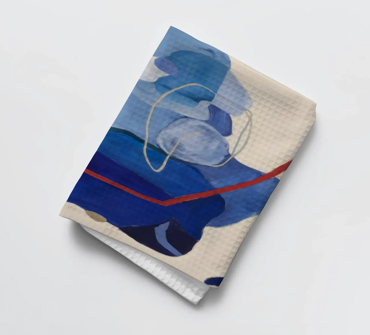 Energia cinetica azzurra canovaccio da cucina da Vivid Reverie