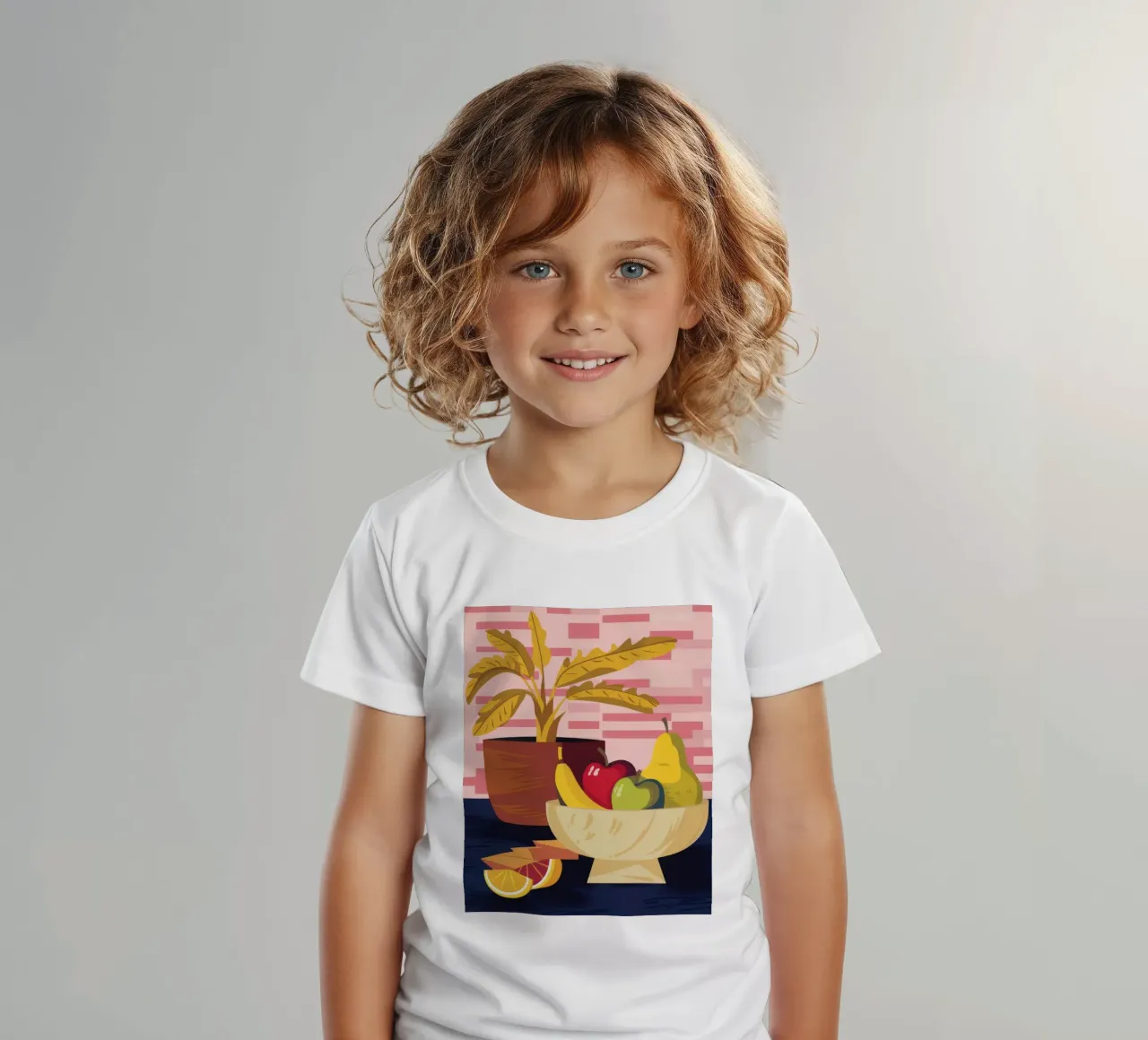 Fruit Bowl Light kids t-shirt by Lumie Layers