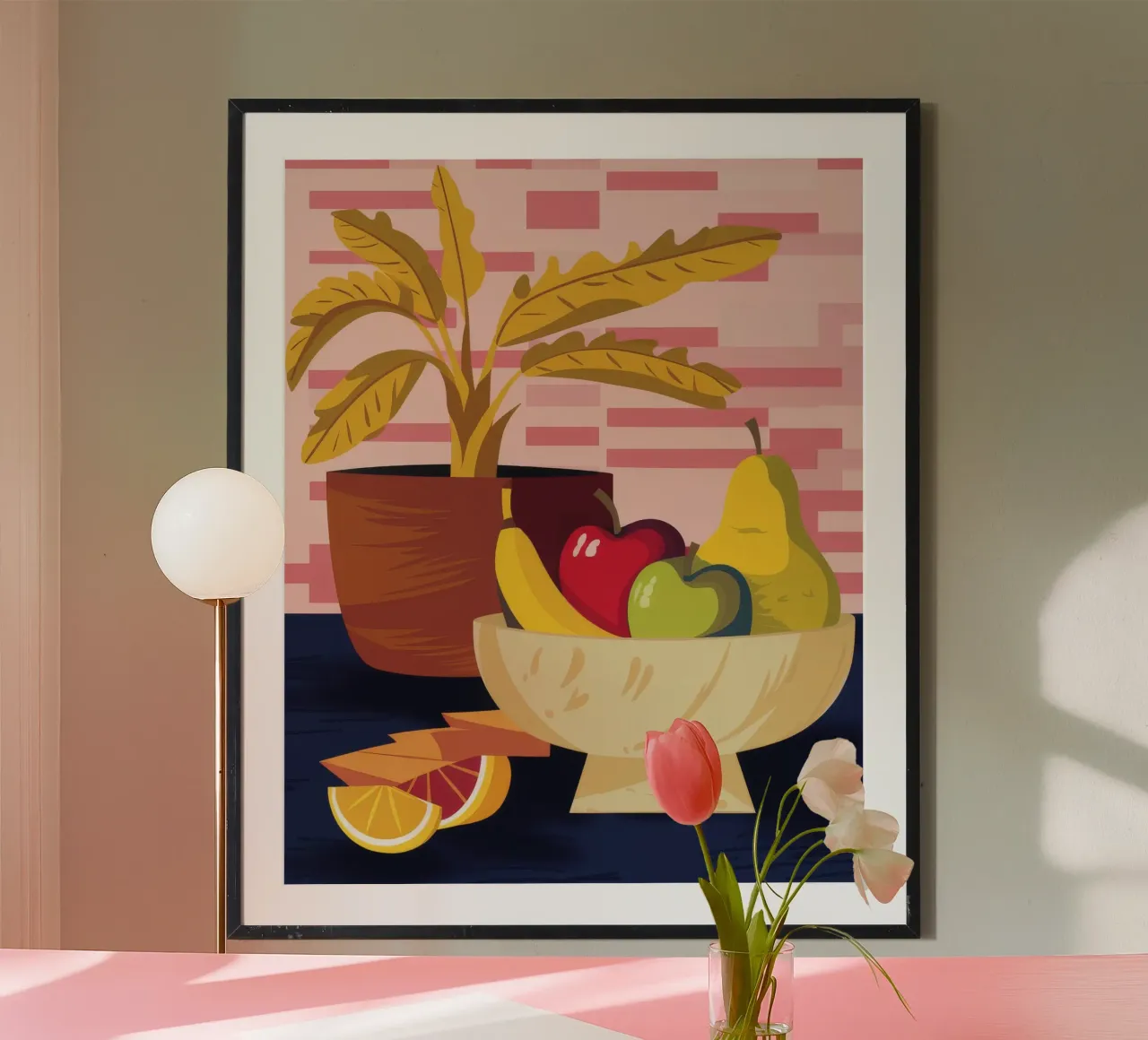 Luce della ciotola di frutta carta hahnemühle da Lumie Layers