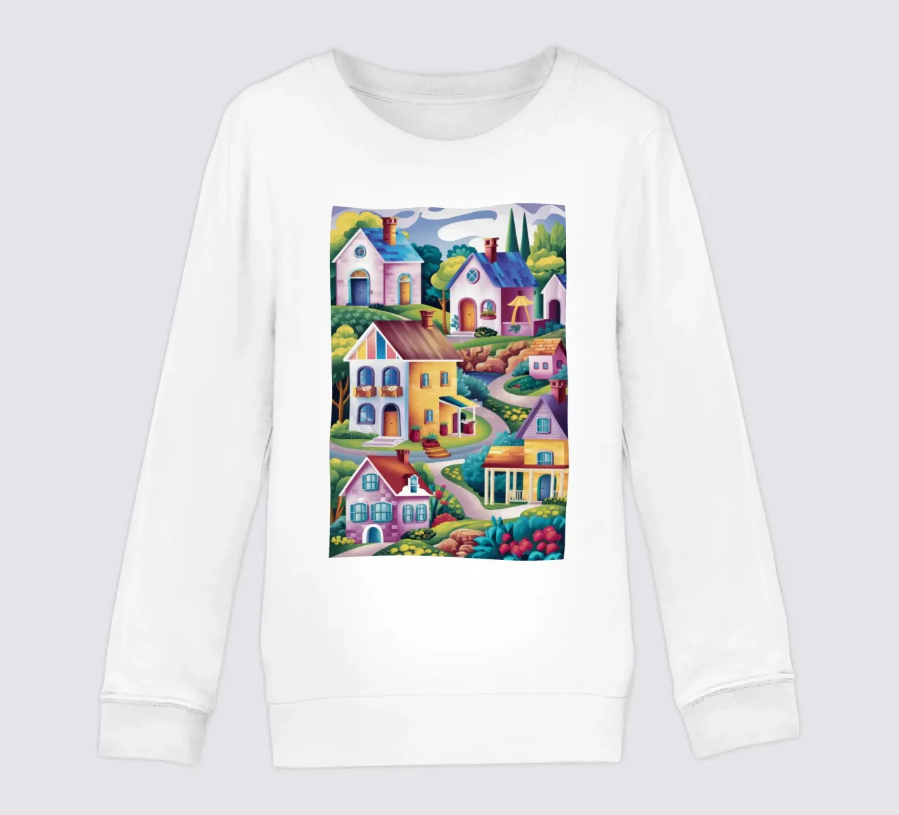 Dorpse charme kinder sweatshirt van Grande Serene