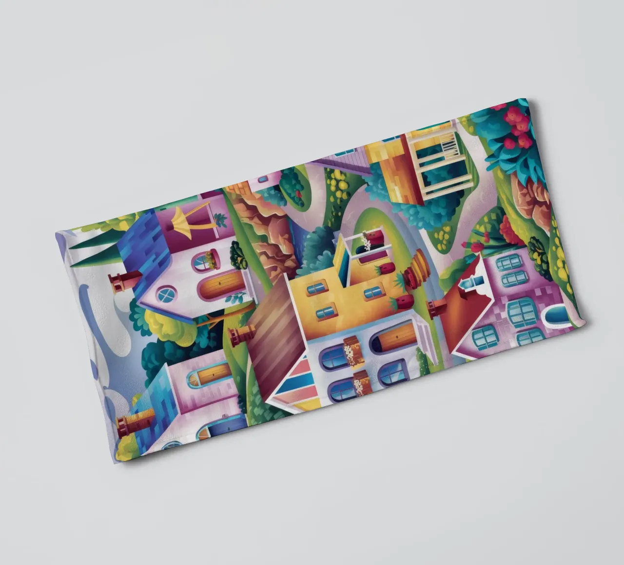 Hillside Village Charm towel by Grande Serene