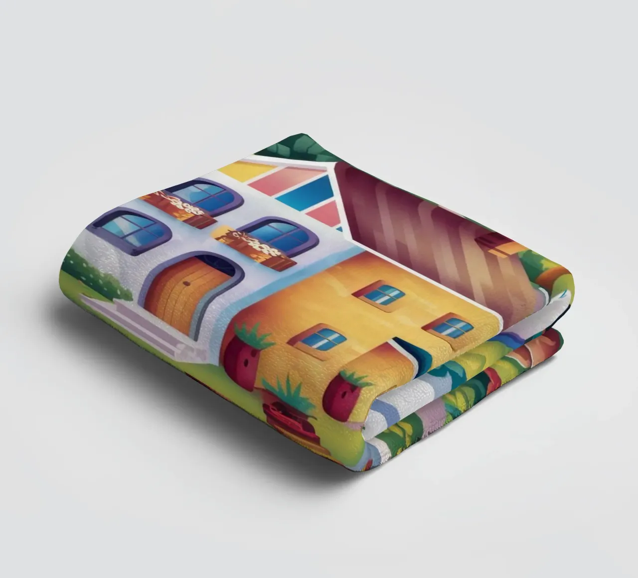 Hillside Village Charm towel by Grande Serene