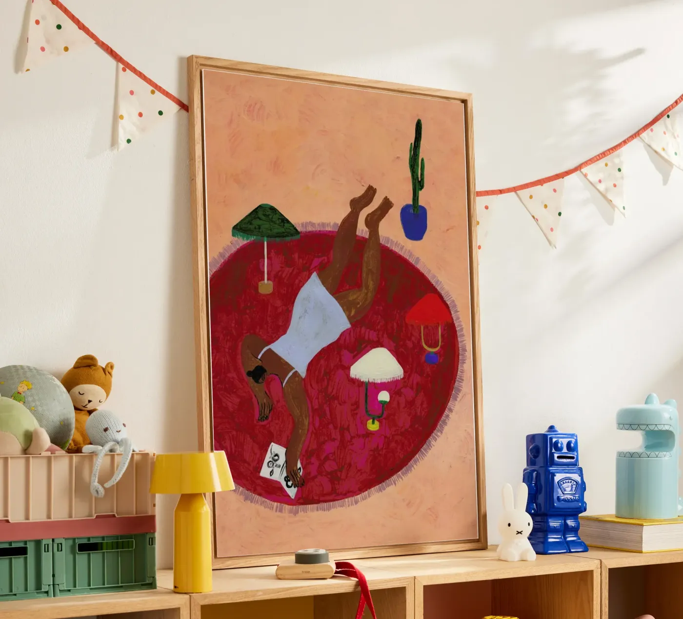 Red Carpet acryl van Nudes and Croissants