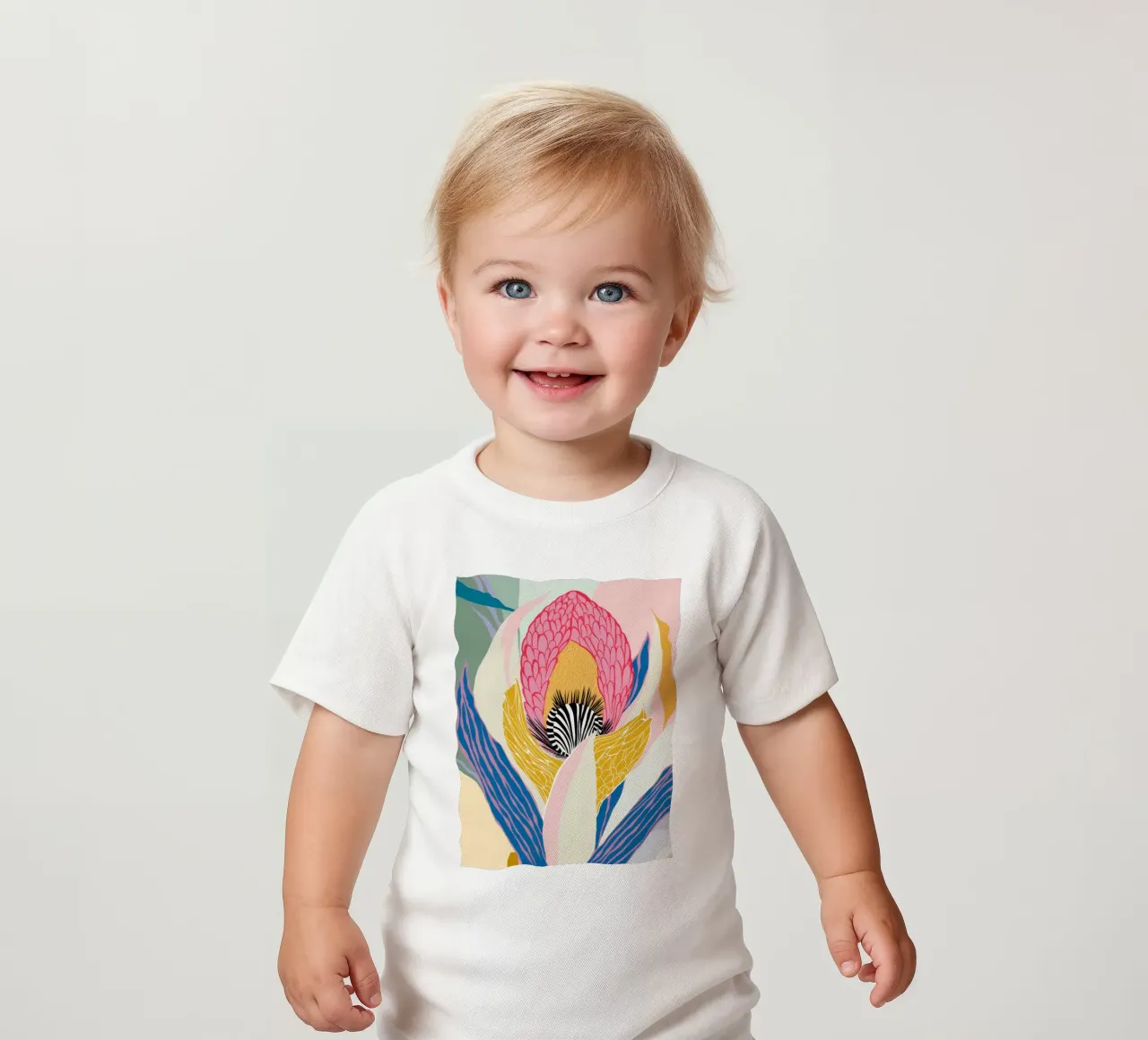 King Protea Majesty baby t-shirt by Grande Serene