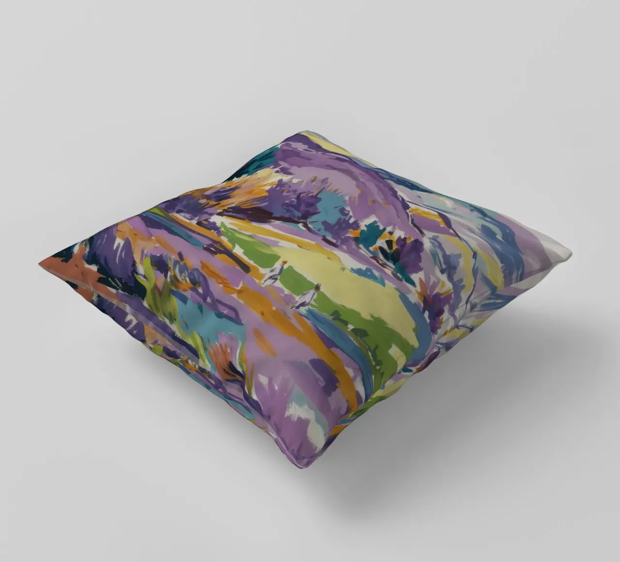 Valley's Hued Majesty decorative cushion by Radiance Landscape