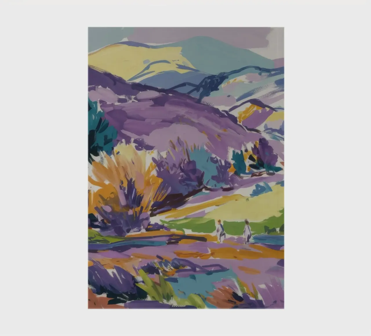 Valley's Hued Majesty notebook by Radiance Landscape