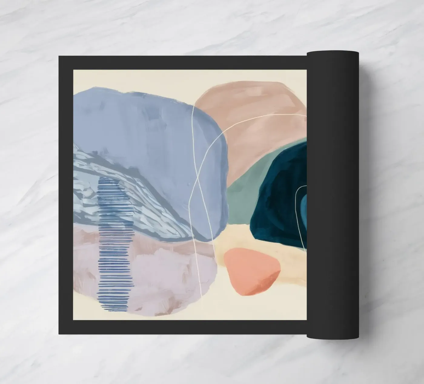 Stone Bloom Harmony deurmat van Vivid Reverie