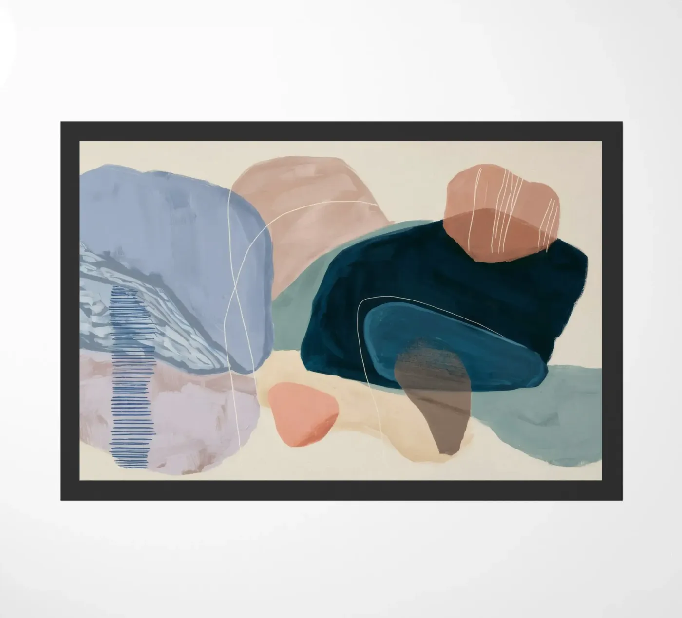Stone Bloom Harmony deurmat van Vivid Reverie