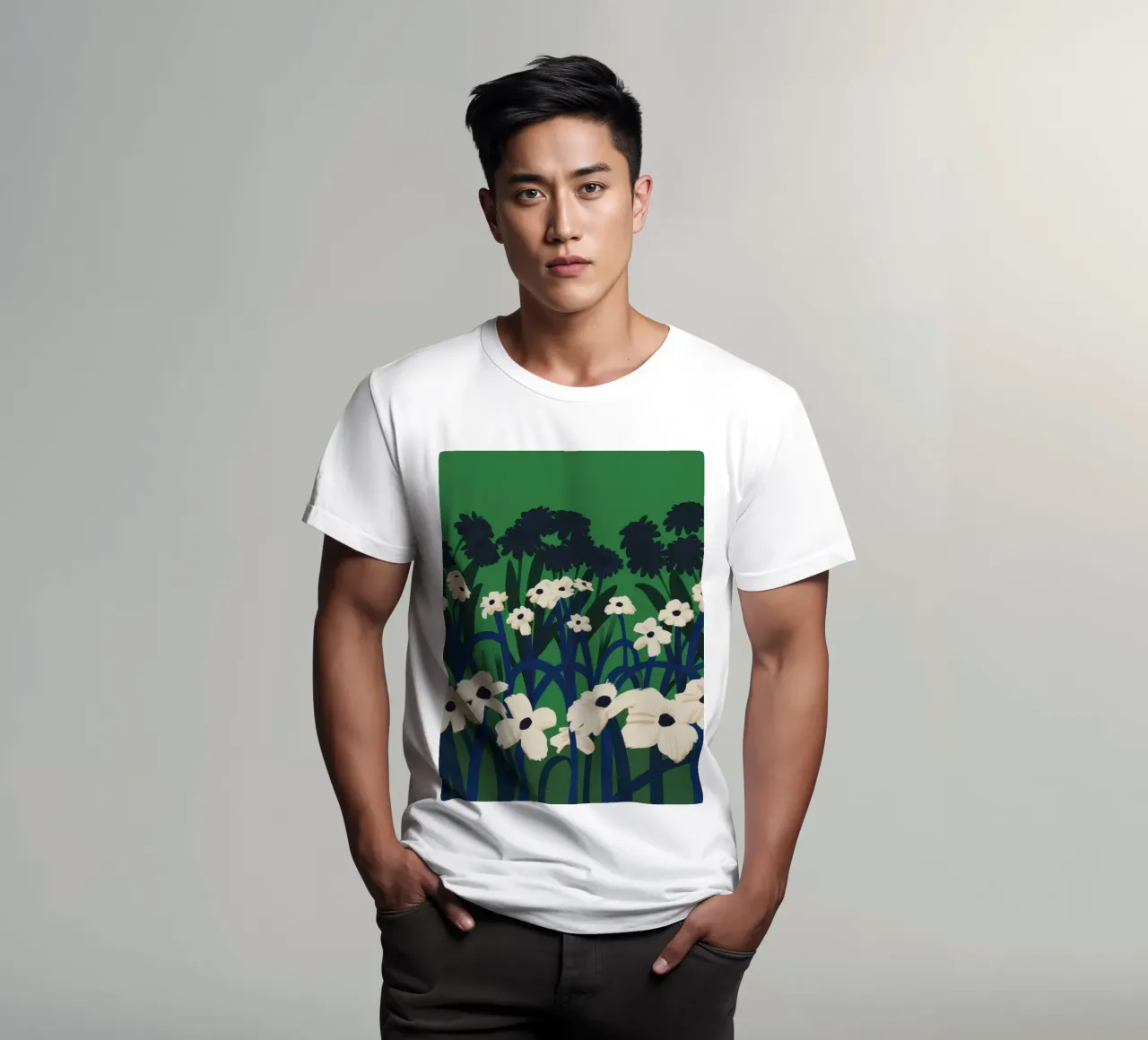 Campo di fiori crepuscolare t-shirt da Moonlite Desire