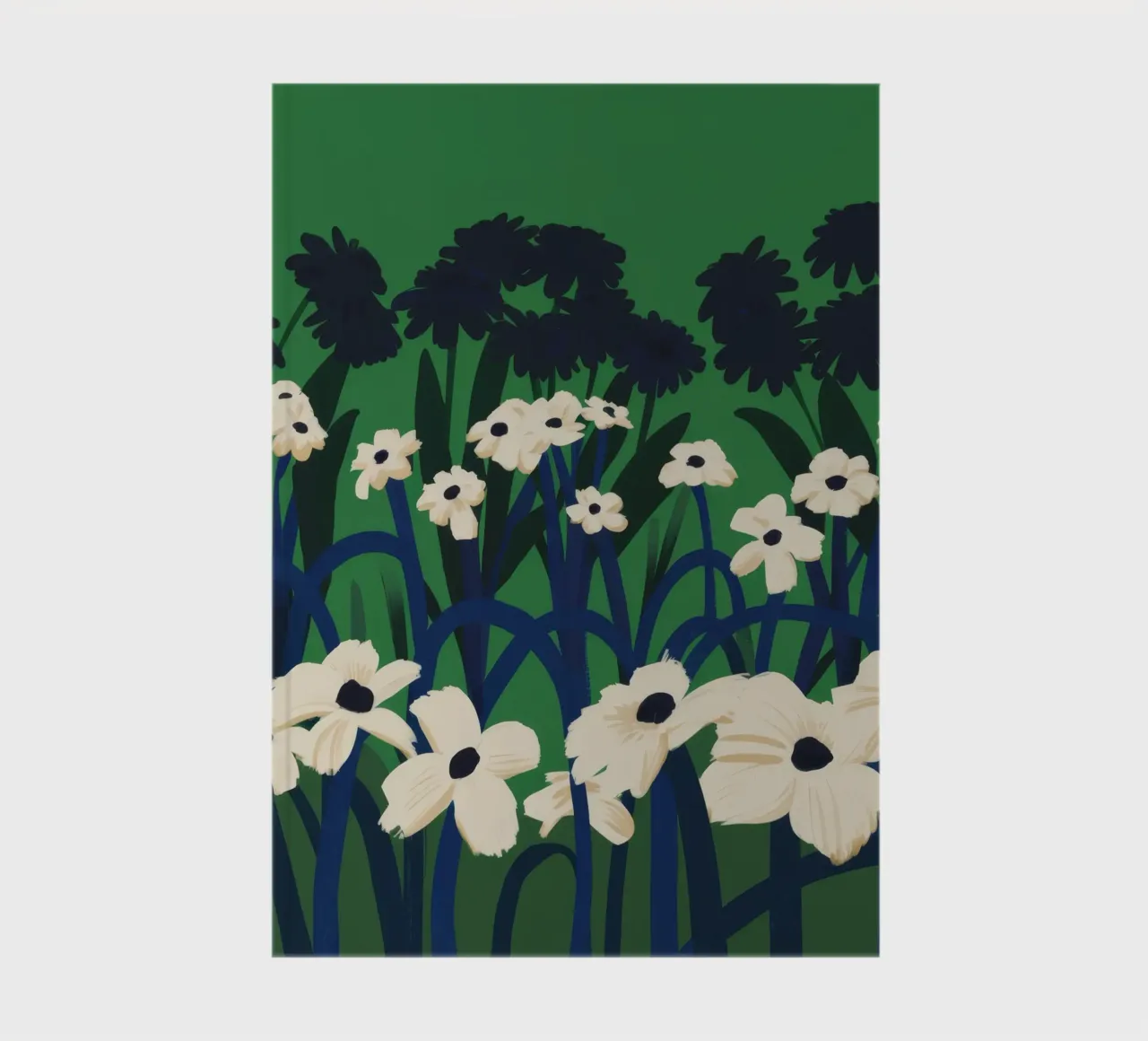 Twilight Flower Field notebook by Moonlite Desire