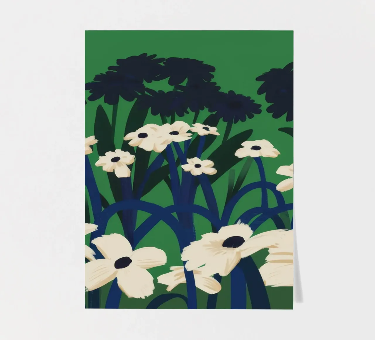 Twilight Flower Field sticker sheet by Moonlite Desire