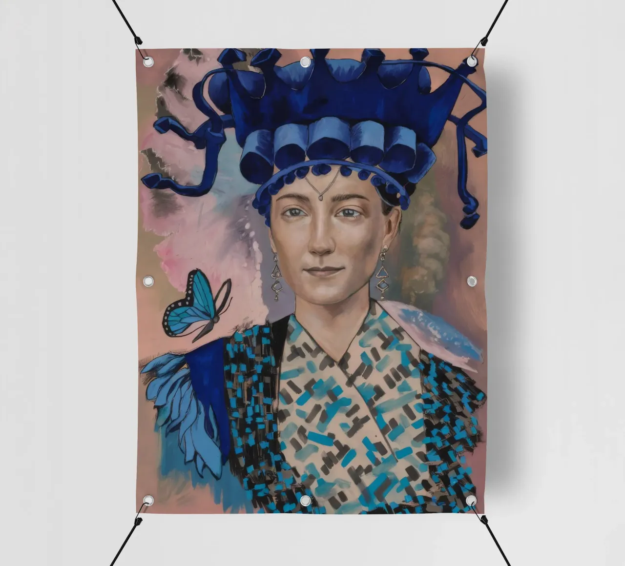Sguardo regale del copricapo telo in pvc da Vivid Reverie
