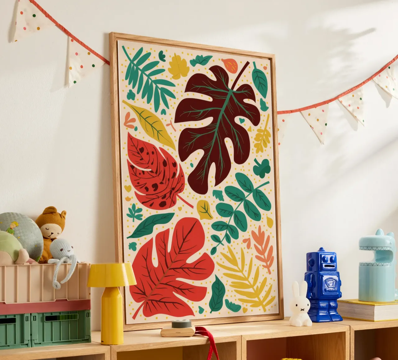 Terracotta Leaf Harmony plexiglass da Grande Serene