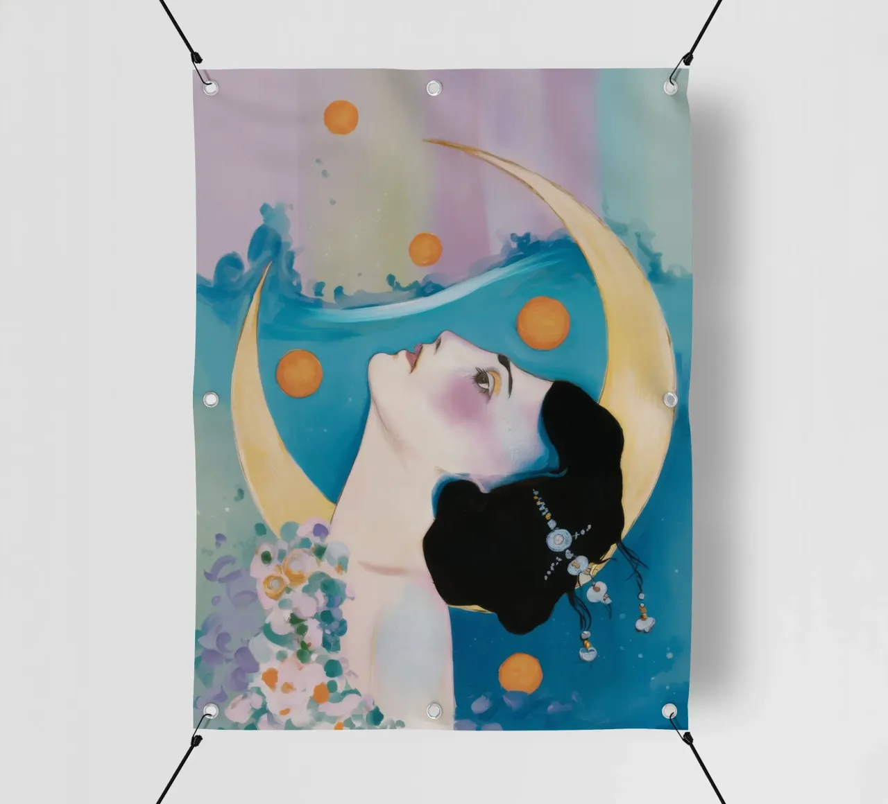 Rêverie adornata di luna telo in pvc da Vivid Reverie