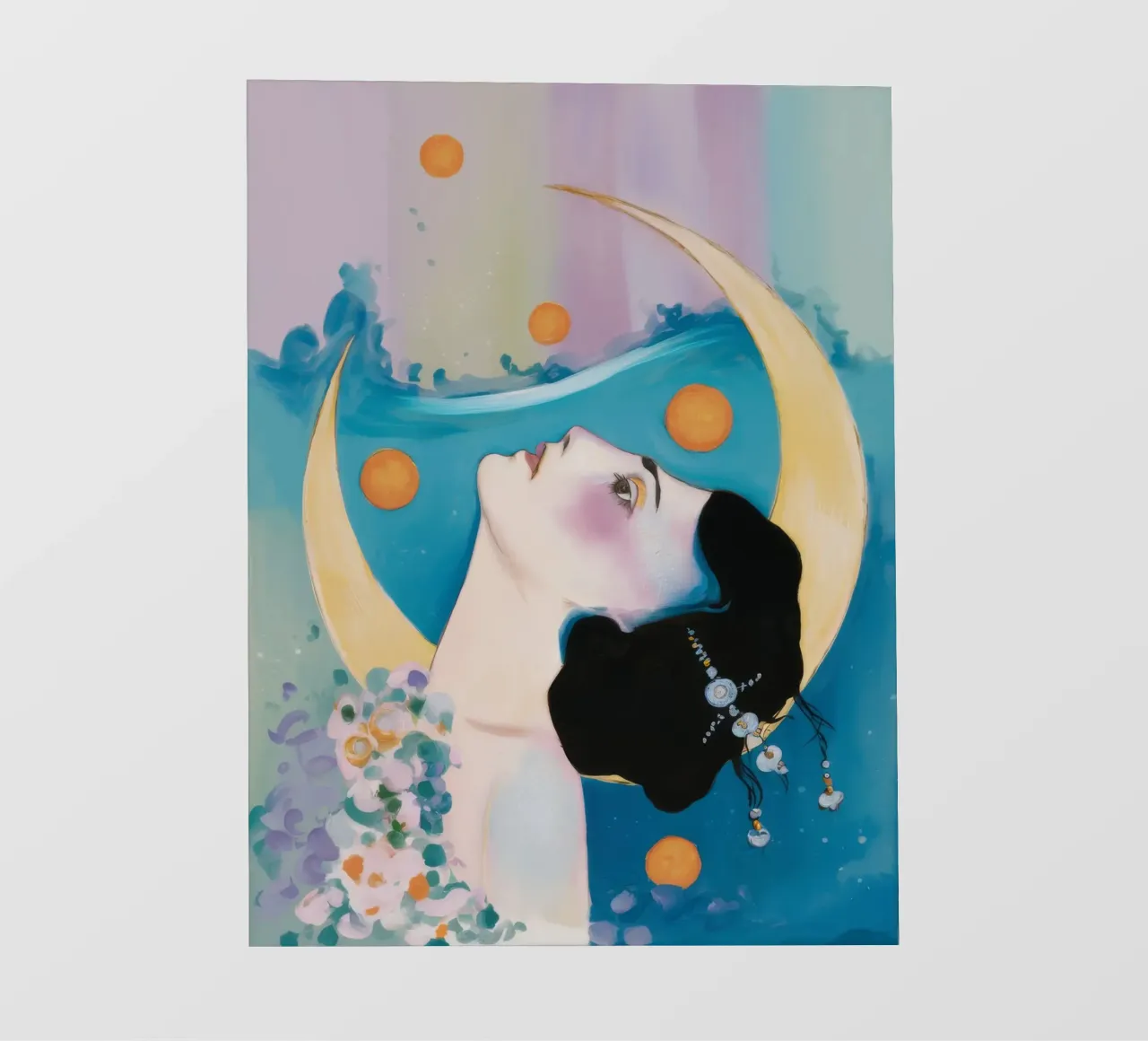 Rêverie adornata di luna telo in pvc da Vivid Reverie