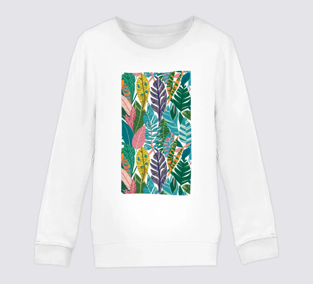Teal Tropic Weave sweat enfant de Grande Serene