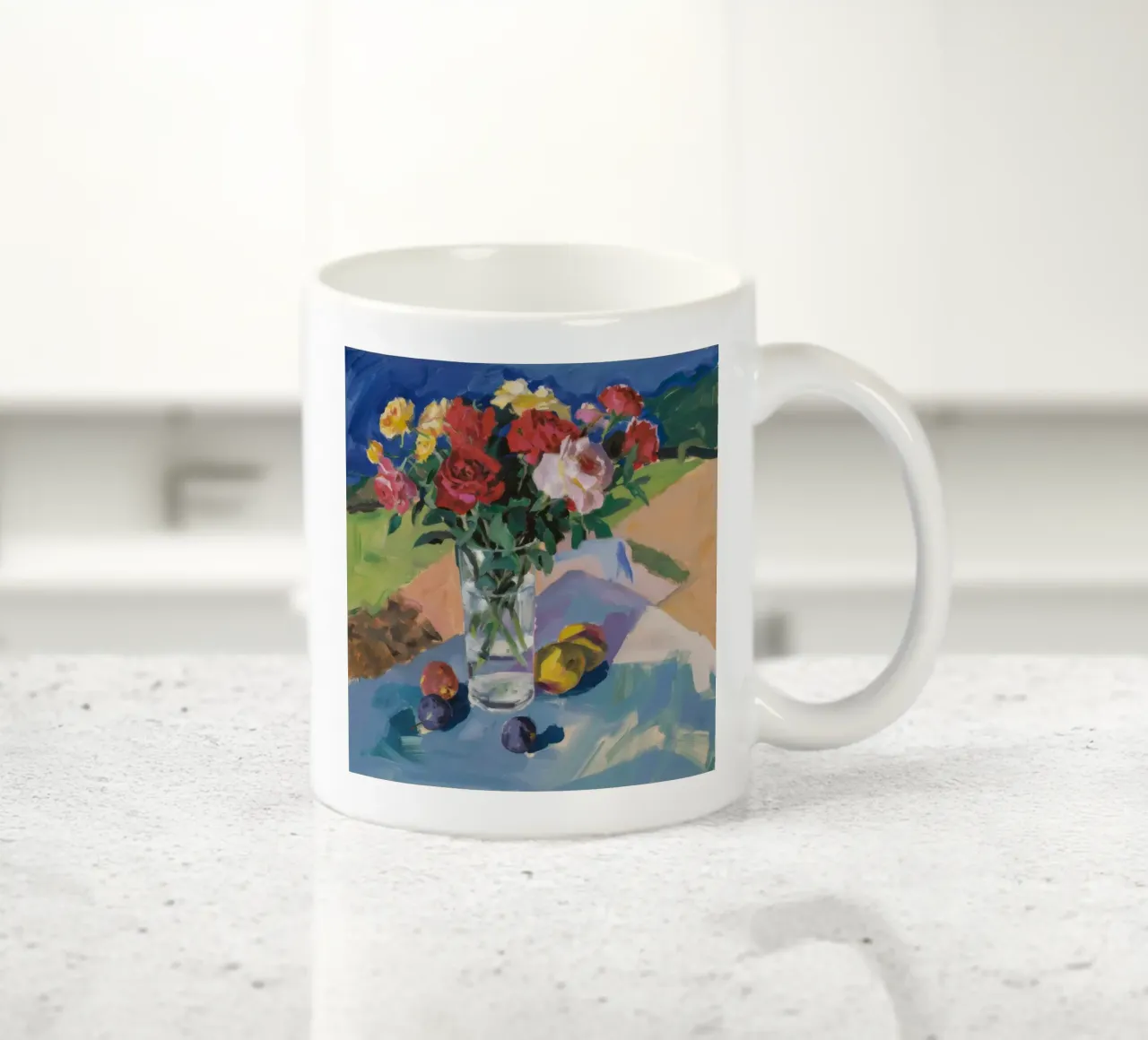 Delizia delle rose illuminate dal sole tazza in ceramica da Radiance Landscape