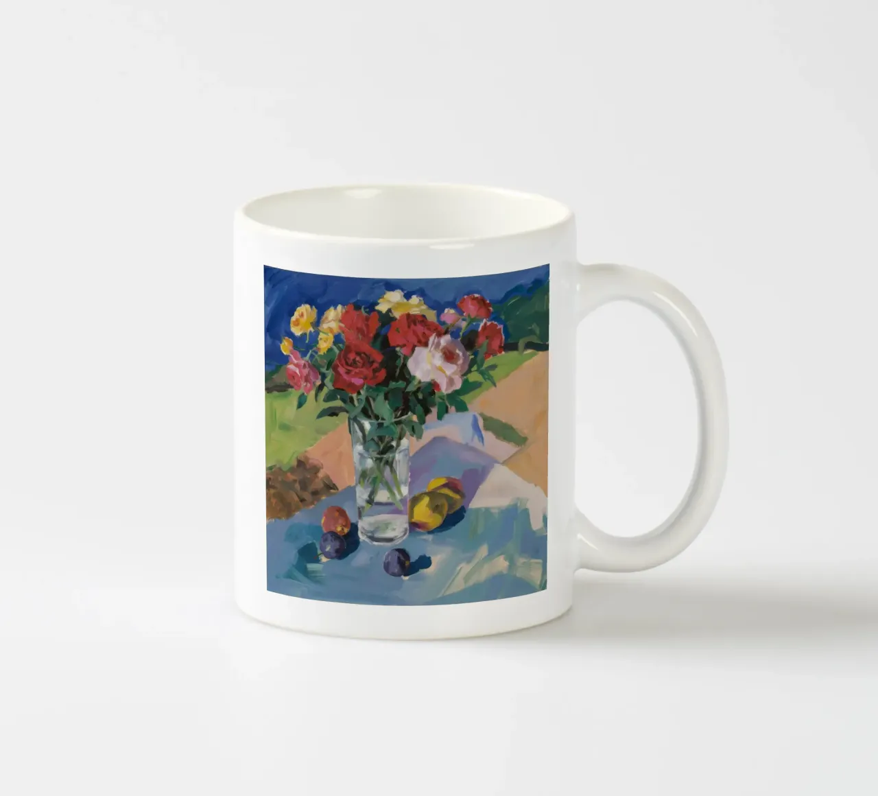 Delizia delle rose illuminate dal sole tazza in ceramica da Radiance Landscape