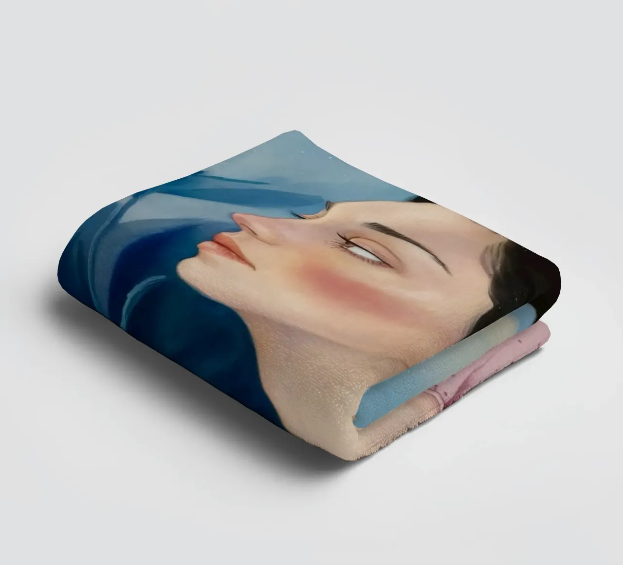 Rosa Serenity profilato asciugamano da bagno da Vivid Reverie