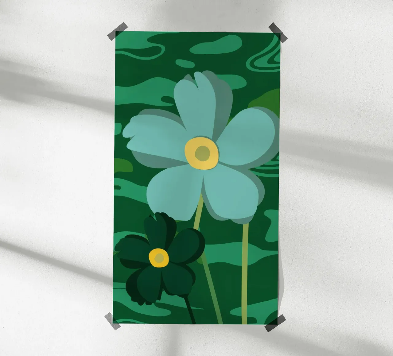 Camo Bloom Pop carta hahnemühle da Moonlite Desire