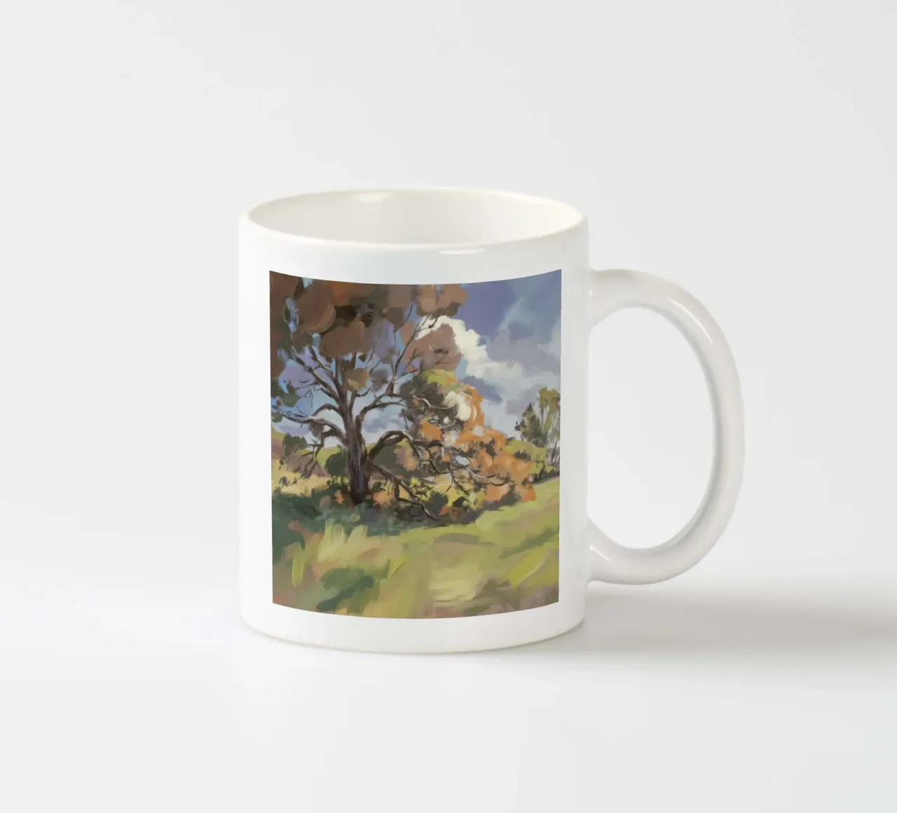 Gnarled Tree Solitude ceramic mug by Radiance Landscape
