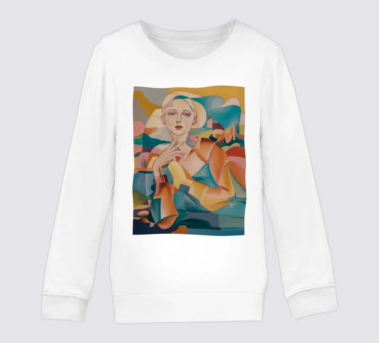 Golden Aura Embrace kids sweatshirt by Vivid Reverie
