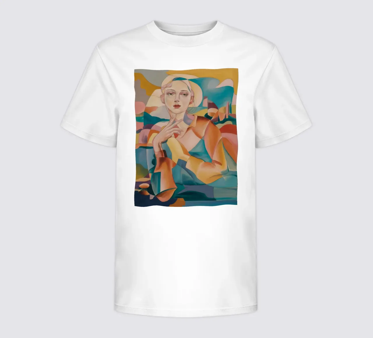 Golden Aura Embrace kids t-shirt by Vivid Reverie