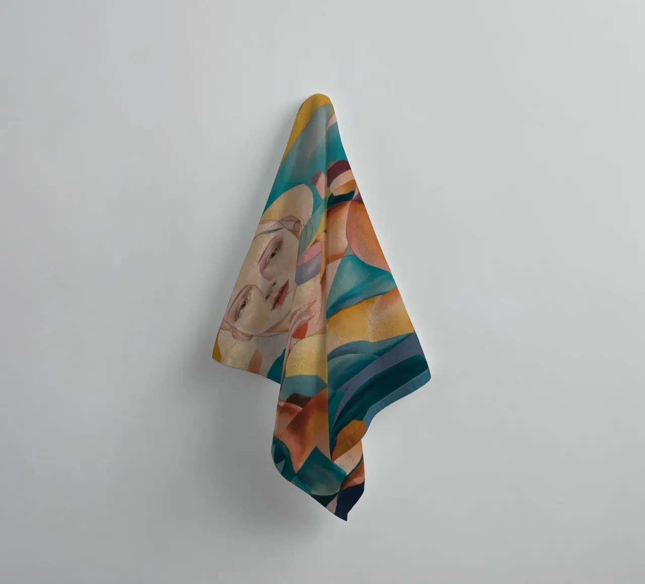 Golden Aura Embrace serviette de bain de Vivid Reverie