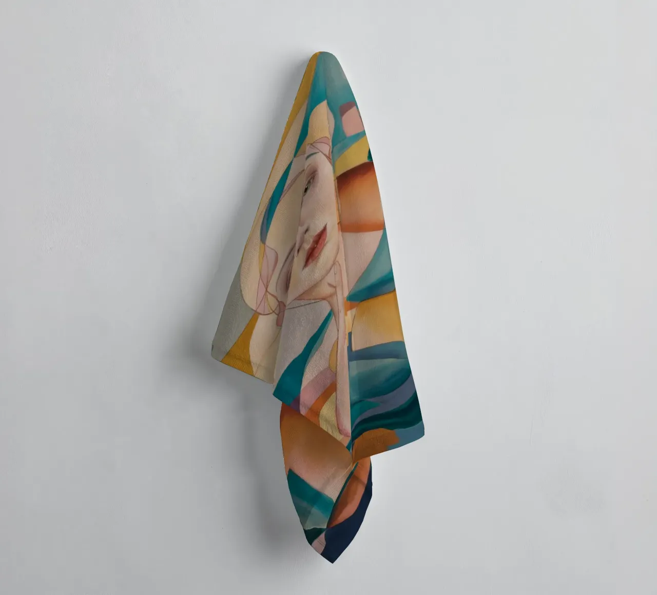 Golden Aura Embrace serviette de bain de Vivid Reverie