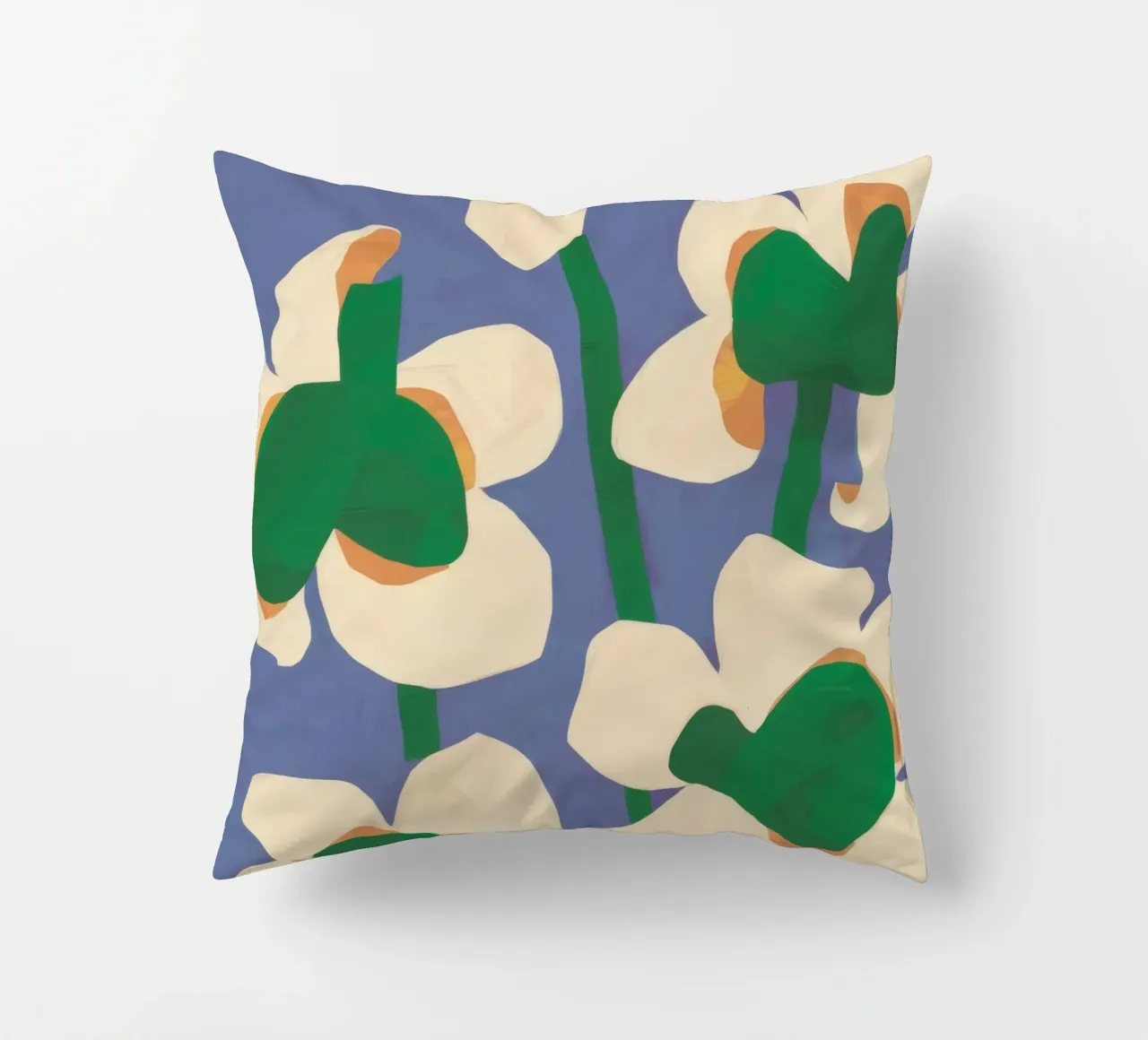 Abstract Petal Dance decorative cushion by Moonlite Desire