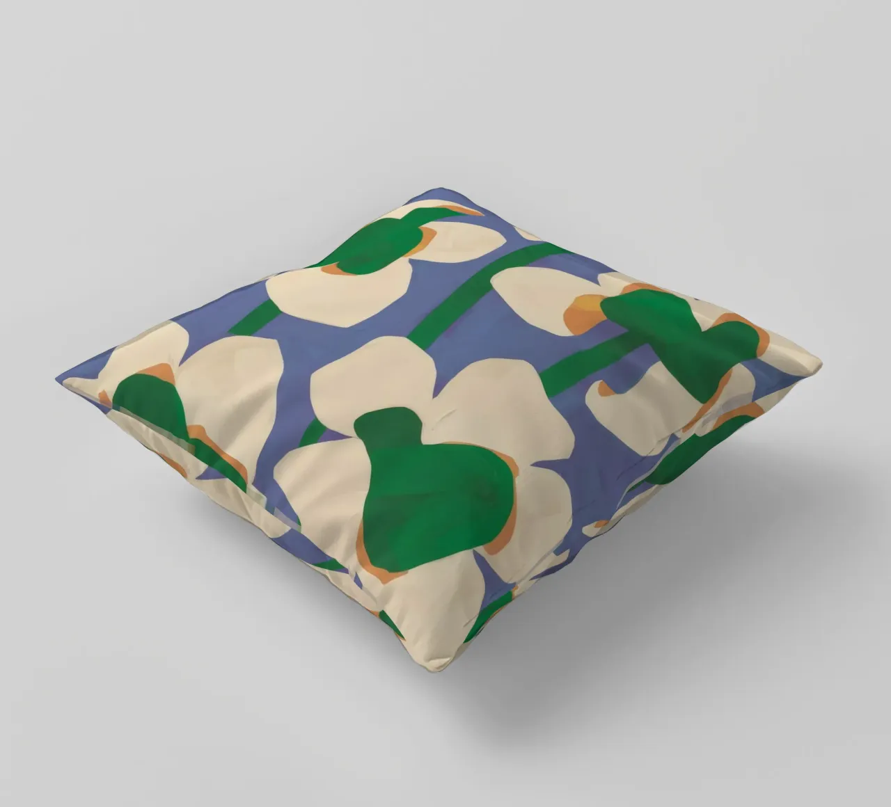 Abstract Petal Dance decorative cushion by Moonlite Desire