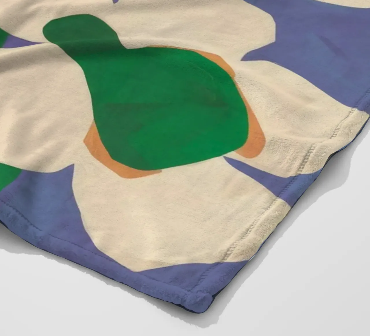Abstracte bloemblaadjesdans fleecedeken van Moonlite Desire