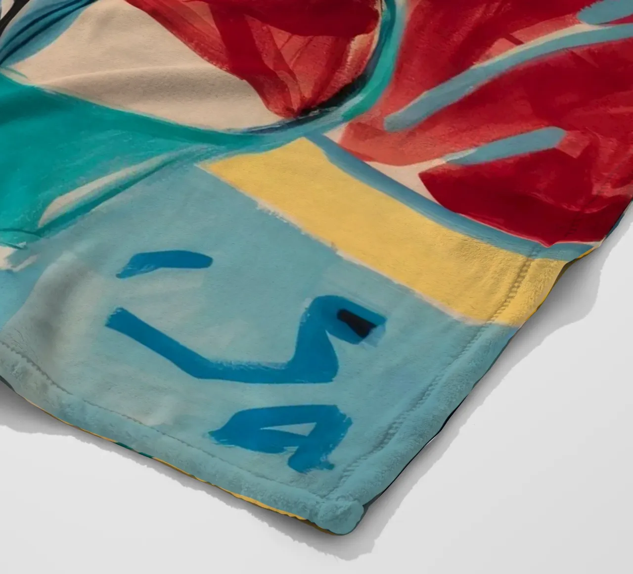 Gioia floreale cromatica coperta in pile da Vivid Reverie