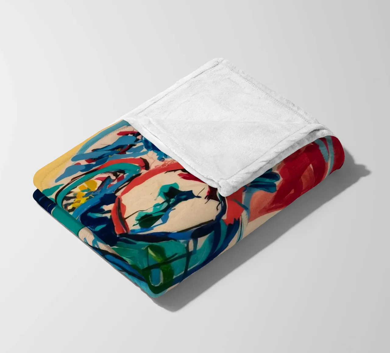 Gioia floreale cromatica coperta in pile da Vivid Reverie