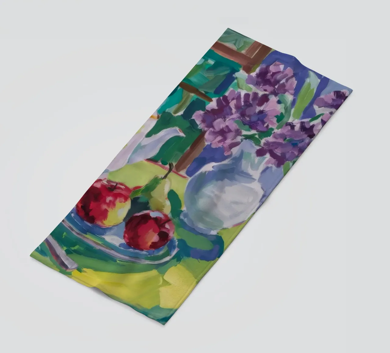 Teiera d'argento a riposo telo mare da Radiance Landscape