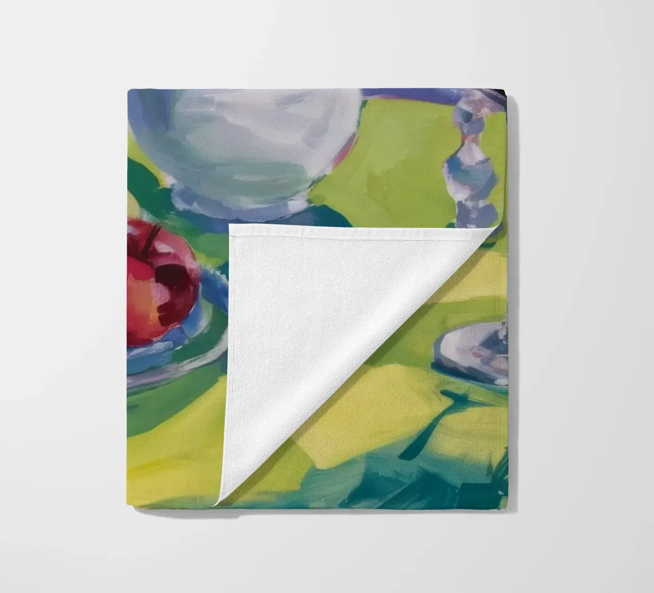 Teiera d'argento a riposo telo mare da Radiance Landscape