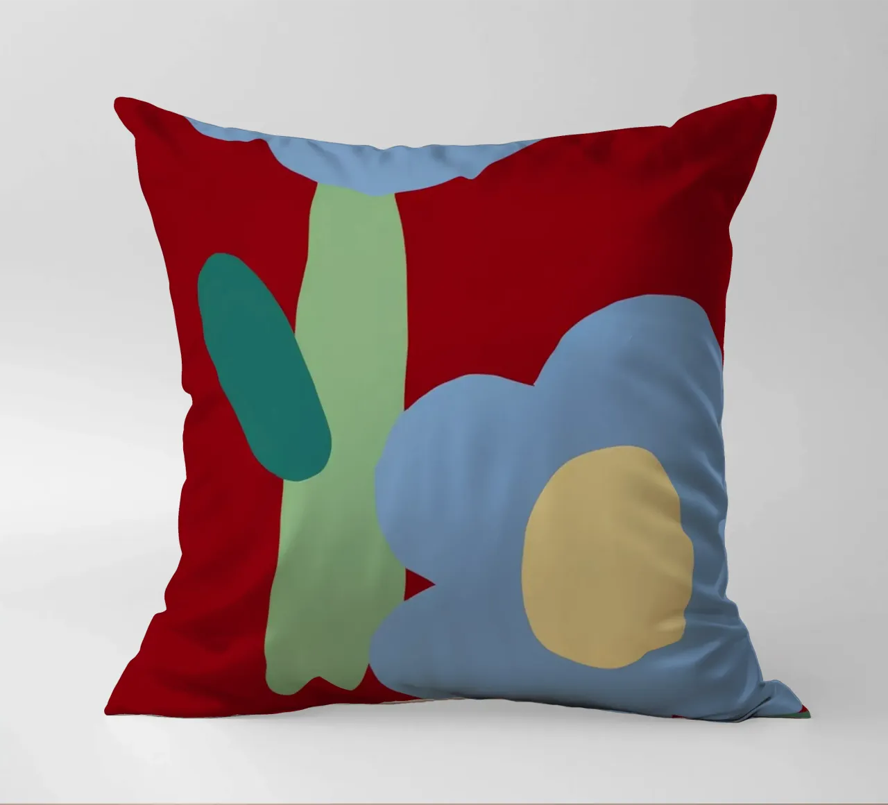 Rosso Blu Contrasto cuscino da Moonlite Desire